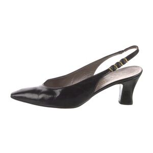 Bruno Magli Black Slingback Heels